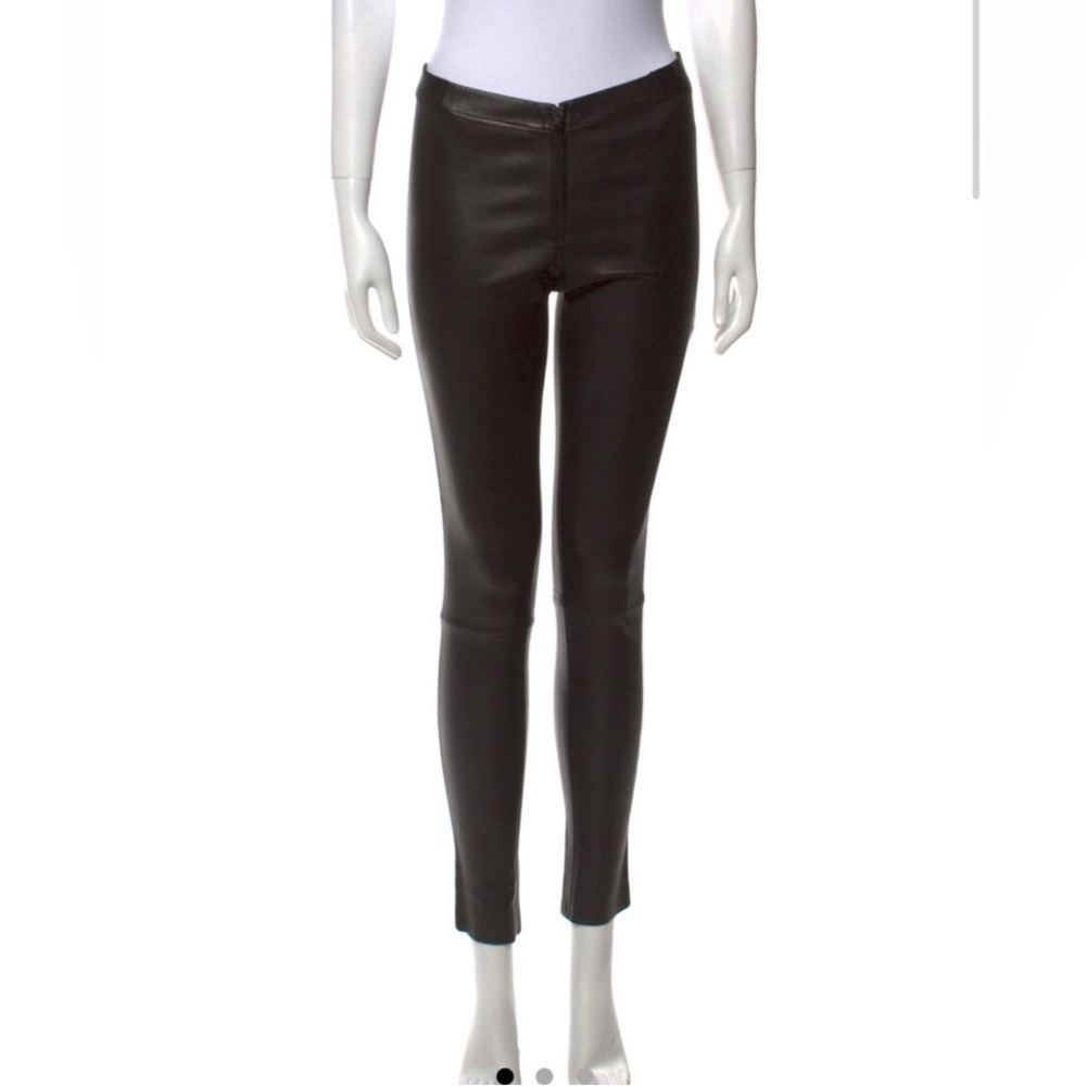 Alice + Olivia Genuine Leather Leggings